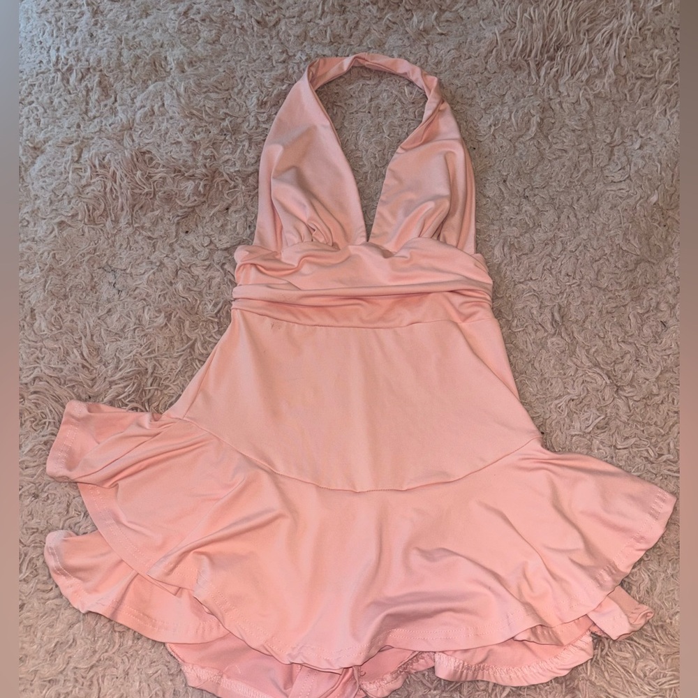 Pink Halter Dress